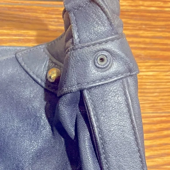 Vintage Rebecca Minkoff ‘Nikki’ Hobo Bag, Dark Navy Blue - Picture 3 of 11